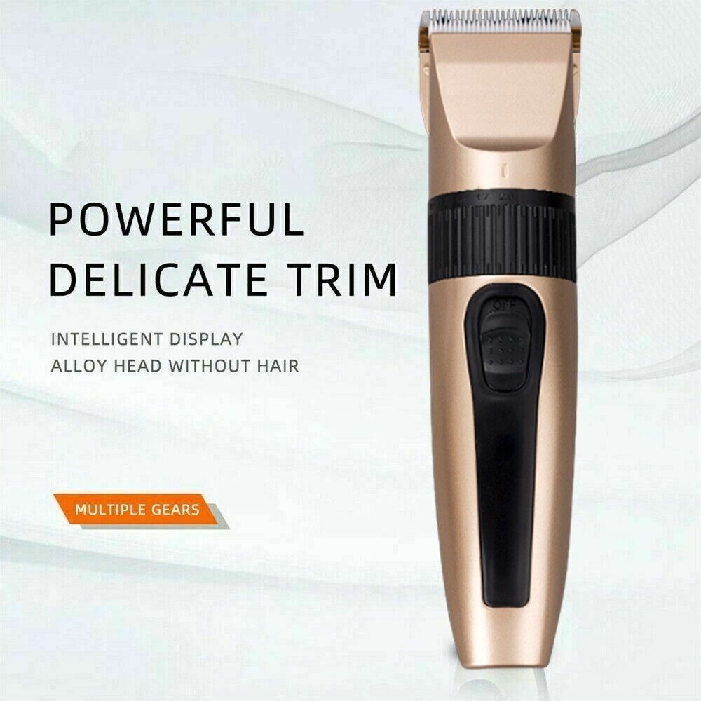 Men'S Grooming Hair - プロ仕様コードレスバリカン・トリマーキット、4つのアタッチメント（3-12mm）、肌に優しいセラミック刃、IPX7防水、静音、長時間バッテリー、USB充電、セルフヘアカット/髭剃り用、1セット