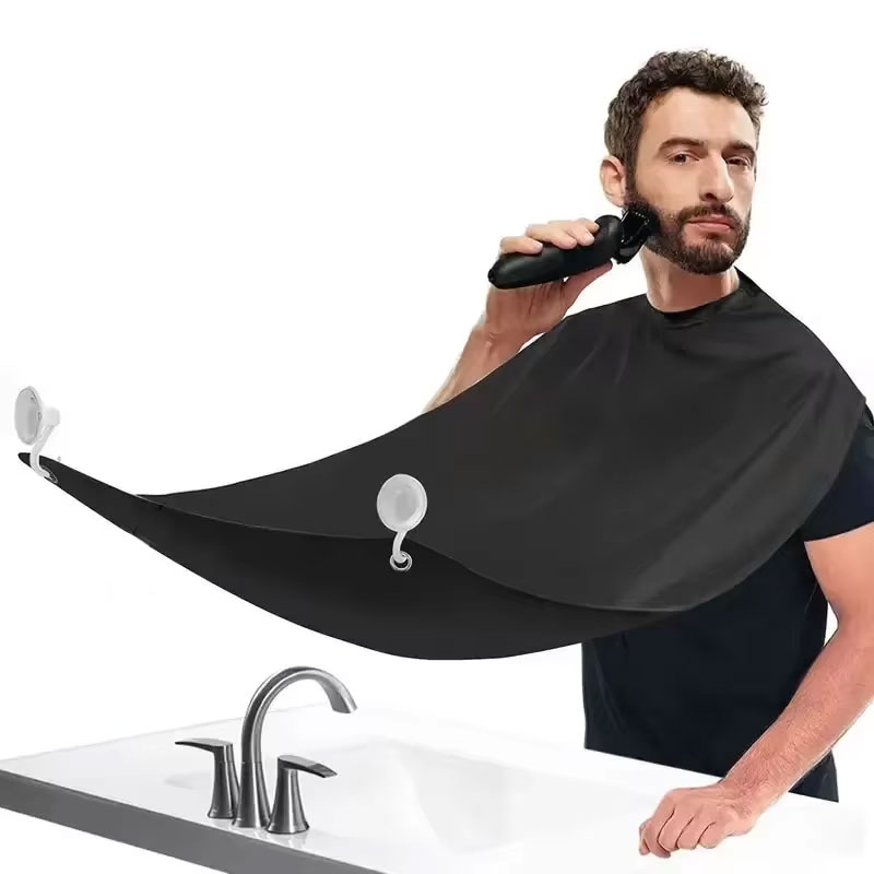 Men'S Grooming Hair - 男性用ひげ剃りエプロン 防水グルーミングビブ ヘアクリッパーキャッチャー クリーンシェーブツール 衛生ギフト 男性向け
