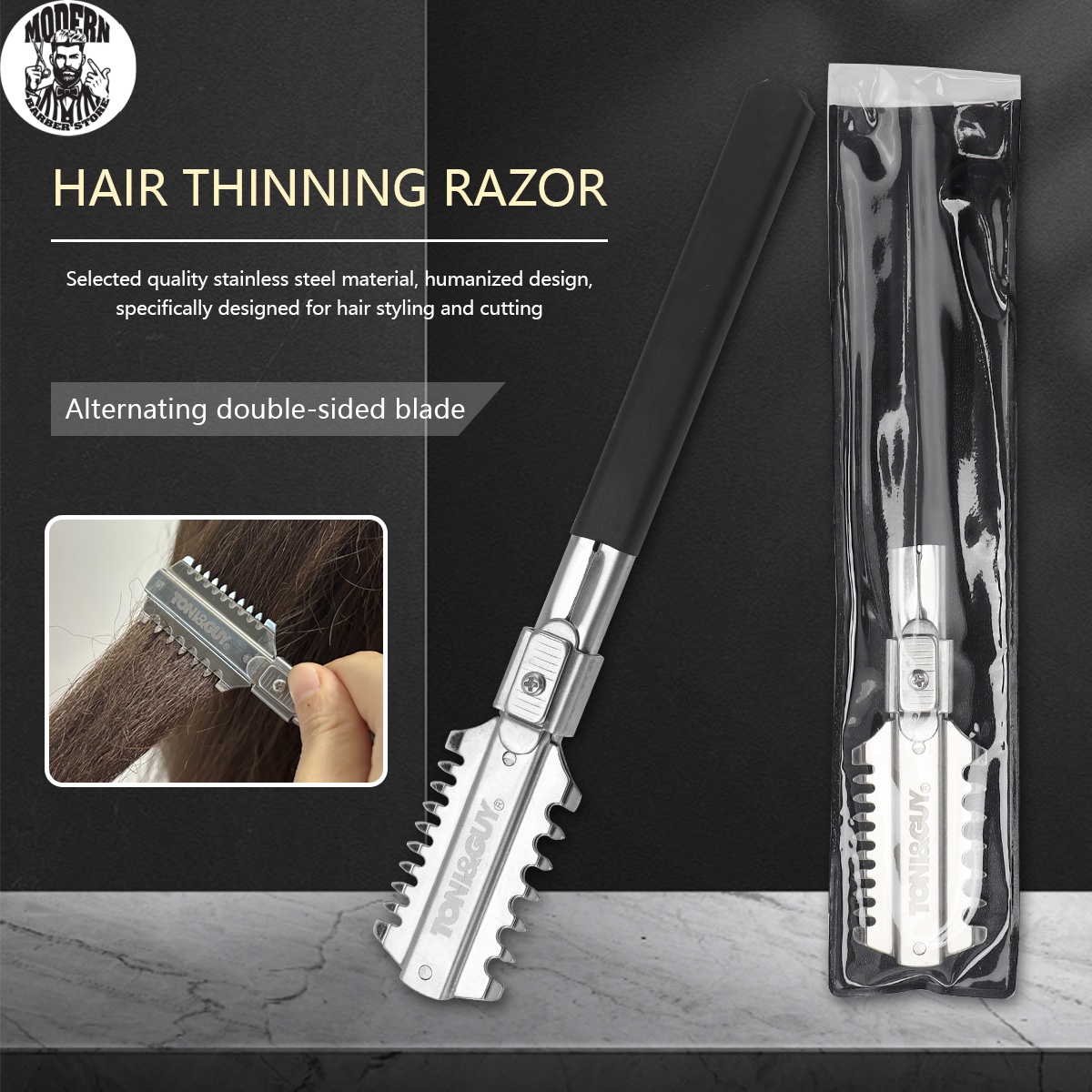 Men'S Grooming Hair - サロン両刃シェービングヘアカットかみそりナイフブレード手動ヘアカットツールひげトリマー理髪店スタイリング用品ツール