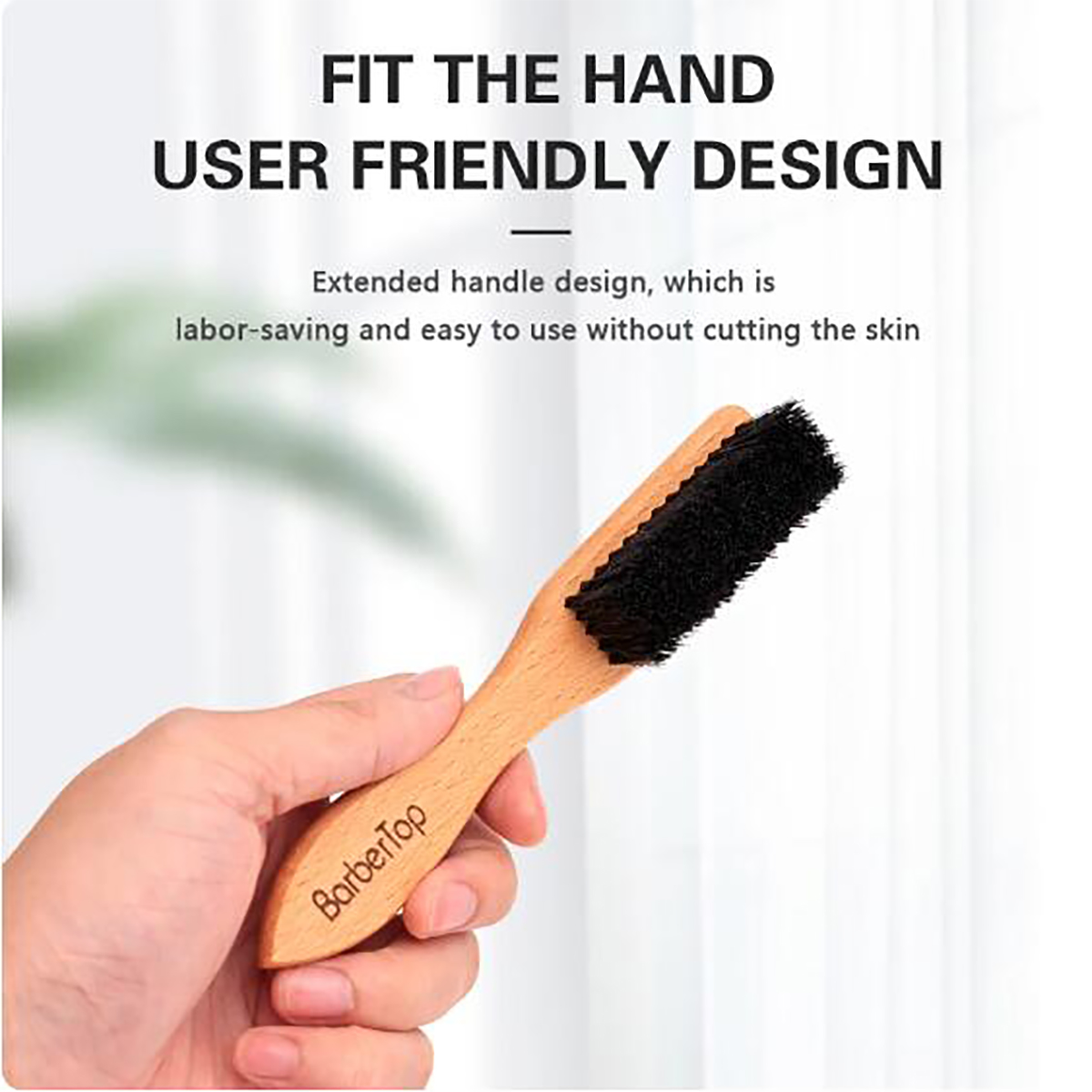 理髪店木製ハンドル猪毛ひげブラシ軟毛クリーニングブラシ壊れ毛 - Men'S Grooming Hair のレビューと価格
