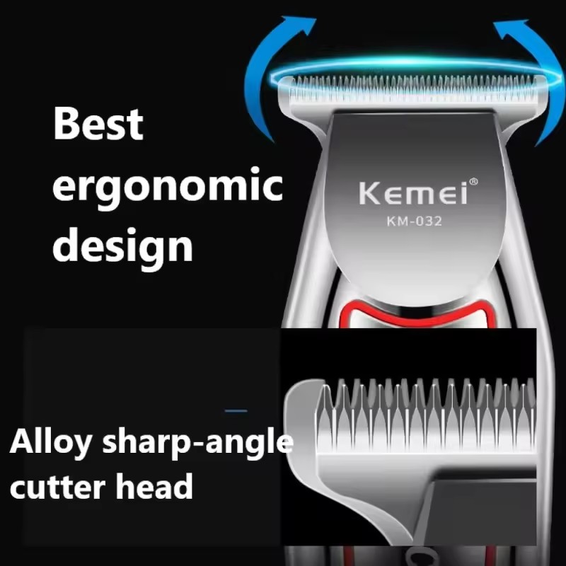 Kemei プロフェッショナルヘアトリマー電気ひげトリマー男 - Men'S Grooming Essentials のレビューと価格