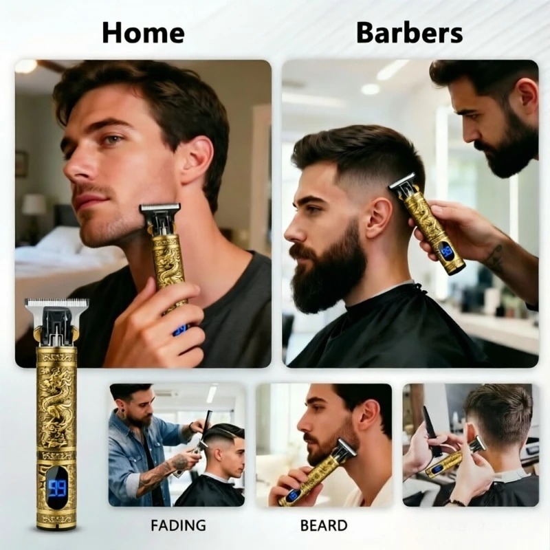 T9電動ひげトリマー コードレスヘアクリッパー メンズ用 4 - Men'S Grooming Essentials のレビューと価格