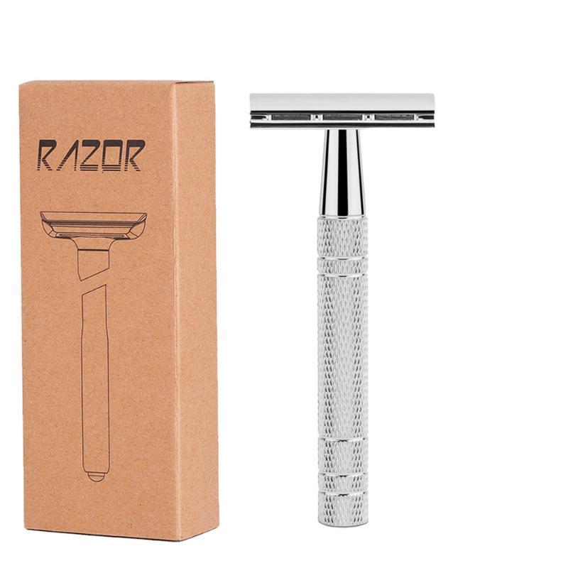 環境に優しい再利用可能な金属製安全カミソリ、両刃、スムーズな - Men'S Grooming Blade のレビューと価格