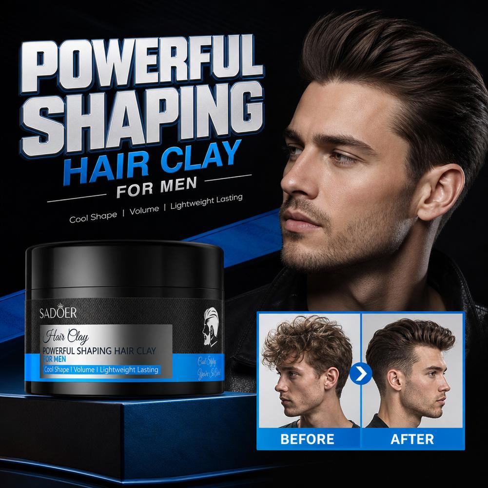 マットヘアスタイリングクレイ強力ホールド非脂っこいヘアワック - Men'S Grooming Hair のレビューと価格