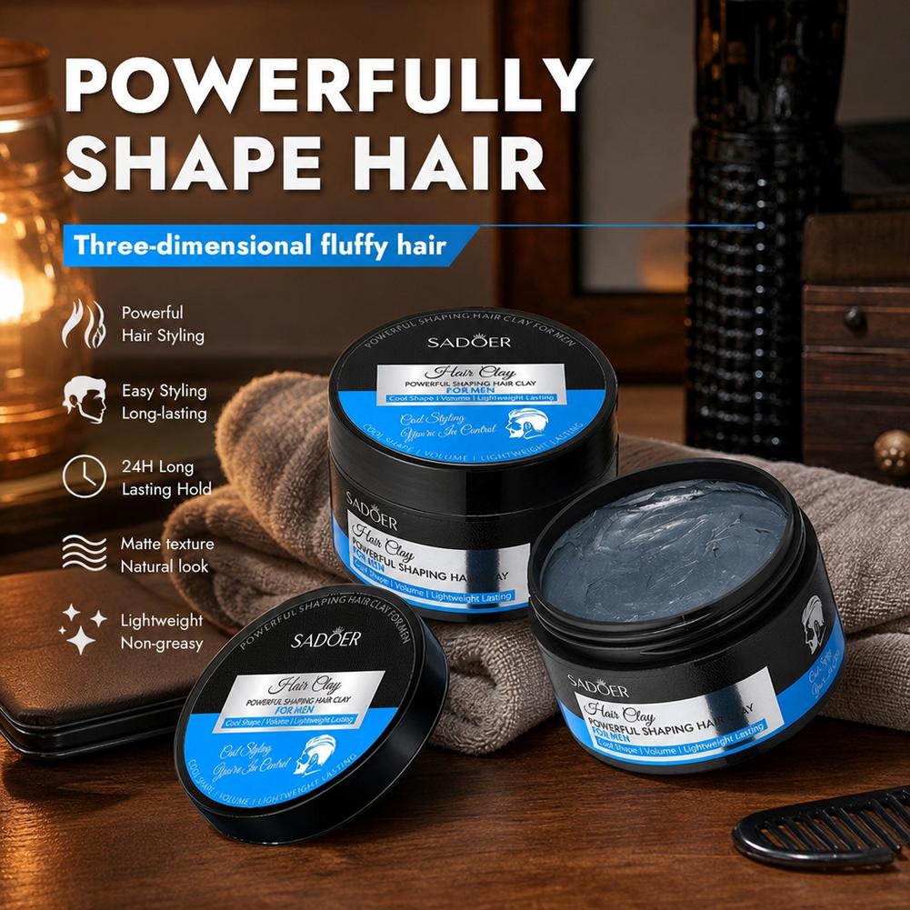 マットヘアスタイリングクレイ強力ホールド非脂っこいヘアワック - Men'S Grooming Hair のレビューと価格