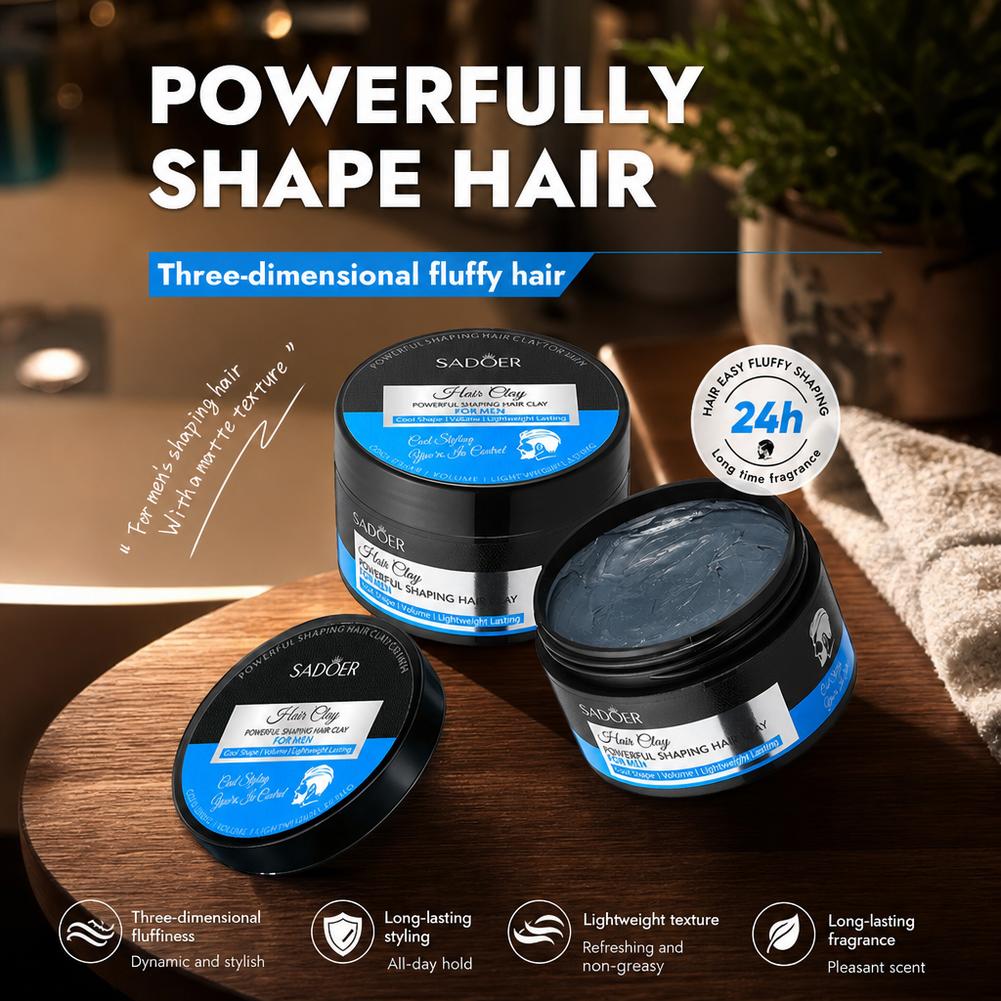 メンズヘアスタイリングクレイ 強力ホールド マット仕上げ ヘ - Men'S Grooming Hair のレビューと価格