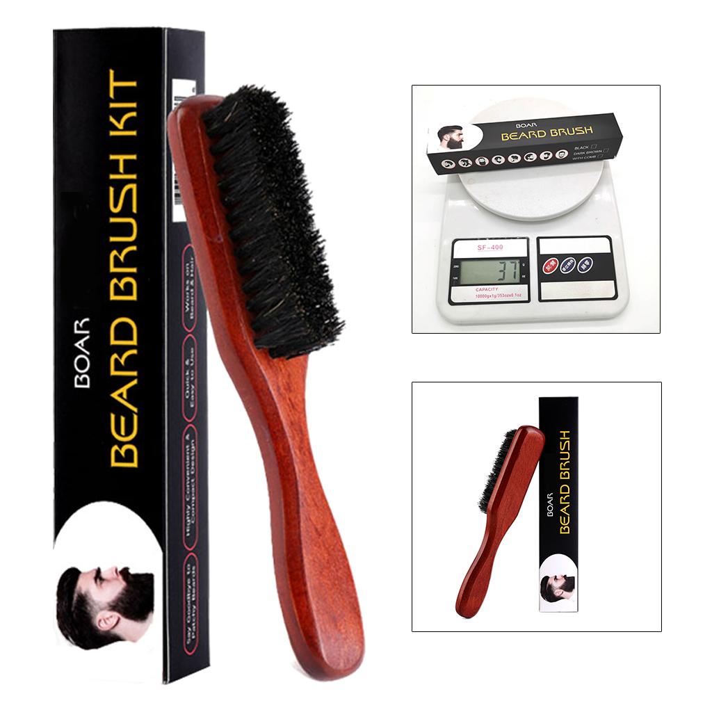 男性用ひげブラシ 木製毛ブラシ ひげグルーミングコーム ヘア - Men Grooming Home のレビューと価格