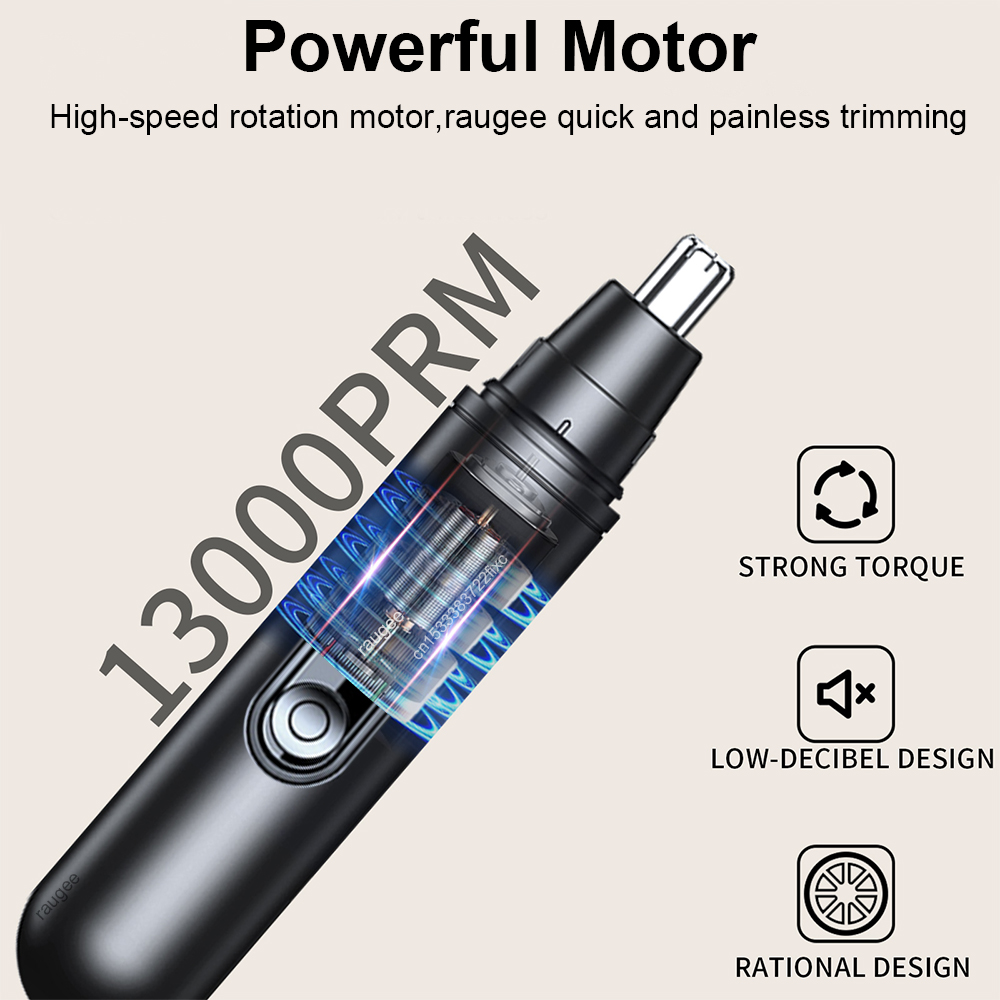 ミニ鼻毛トリマー充電式自動シェービング鼻眉毛耳無痛バリカン電 - Grooming Men'S Hair のレビューと価格