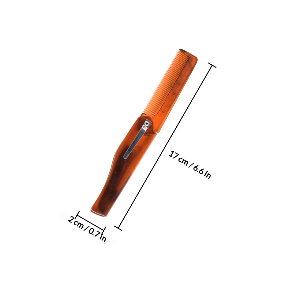 折りたたみ式ヘアコーム男性用ポータブルポケットひげ櫛細歯スタ - Men'S Grooming Hair のレビューと価格