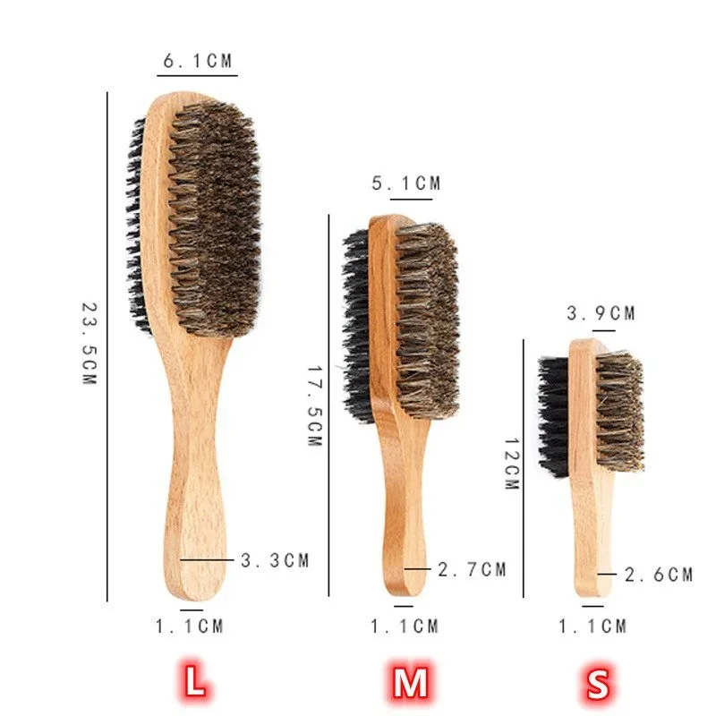 天然木製ハンドルと毛が付いたひげブラシ、男性のグルーミングと - Men'S Grooming Essentials のレビューと価格