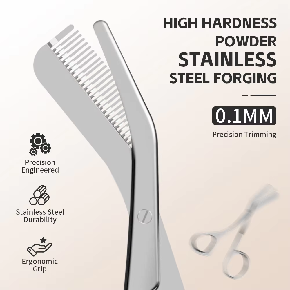 1セットの眉毛グルーミングツール、櫛付き眉毛グルーミングハサ - Men'S Grooming Essentials のレビューと価格
