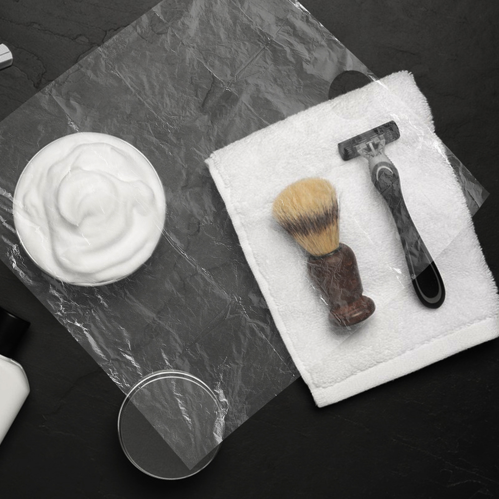 Disposable Shaving Bib for Men - Men'S Grooming Hair のレビューと価格
