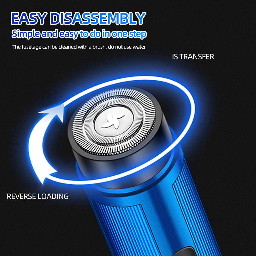 ミニ電気シェーバー充電式ポータブルカミソリ男性女性用 USB - Men'S Grooming Essentials のレビューと価格