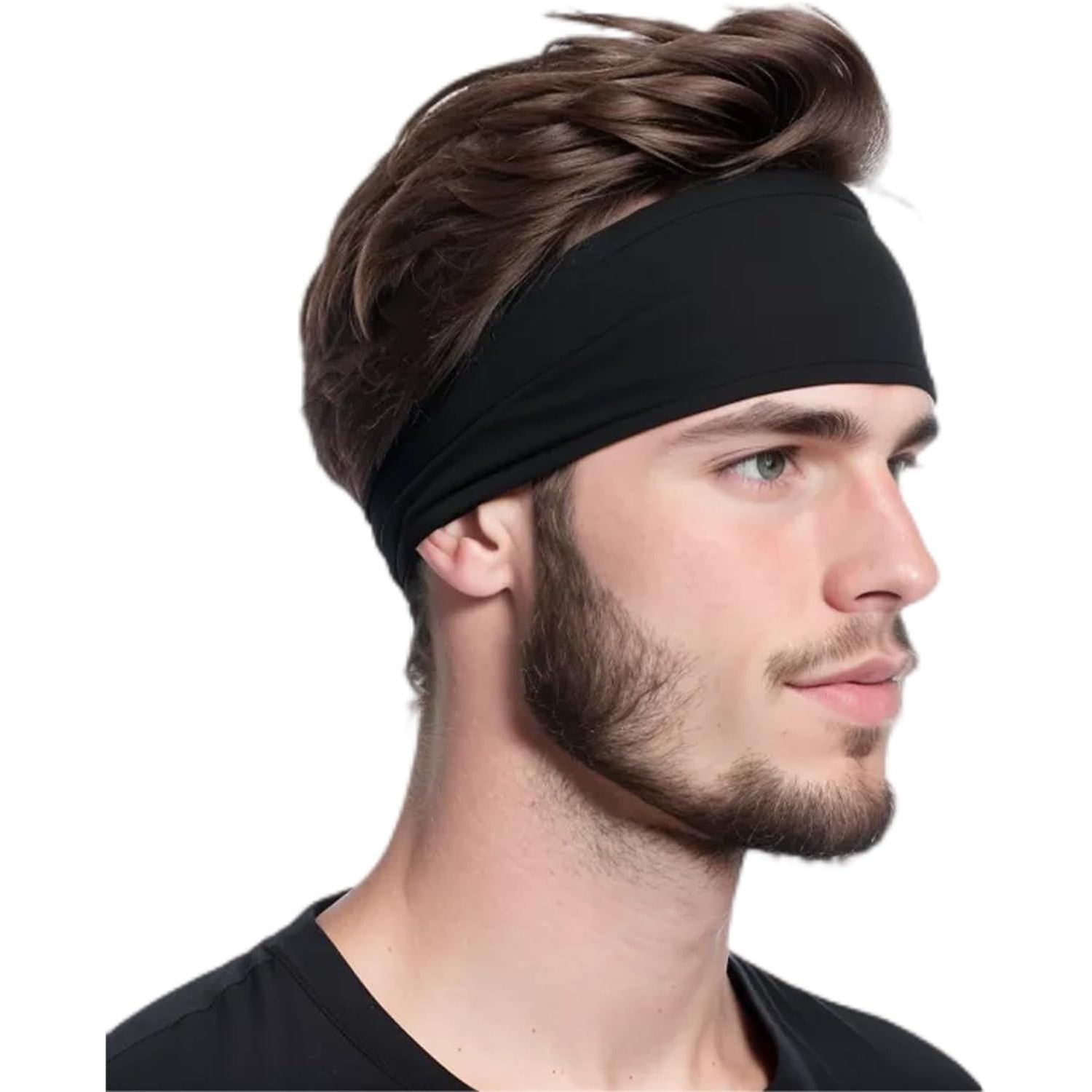 スポーツヘッドバンドランニングフィットネス汗止めバンド弾性吸 - Men'S Grooming Tape のレビューと価格