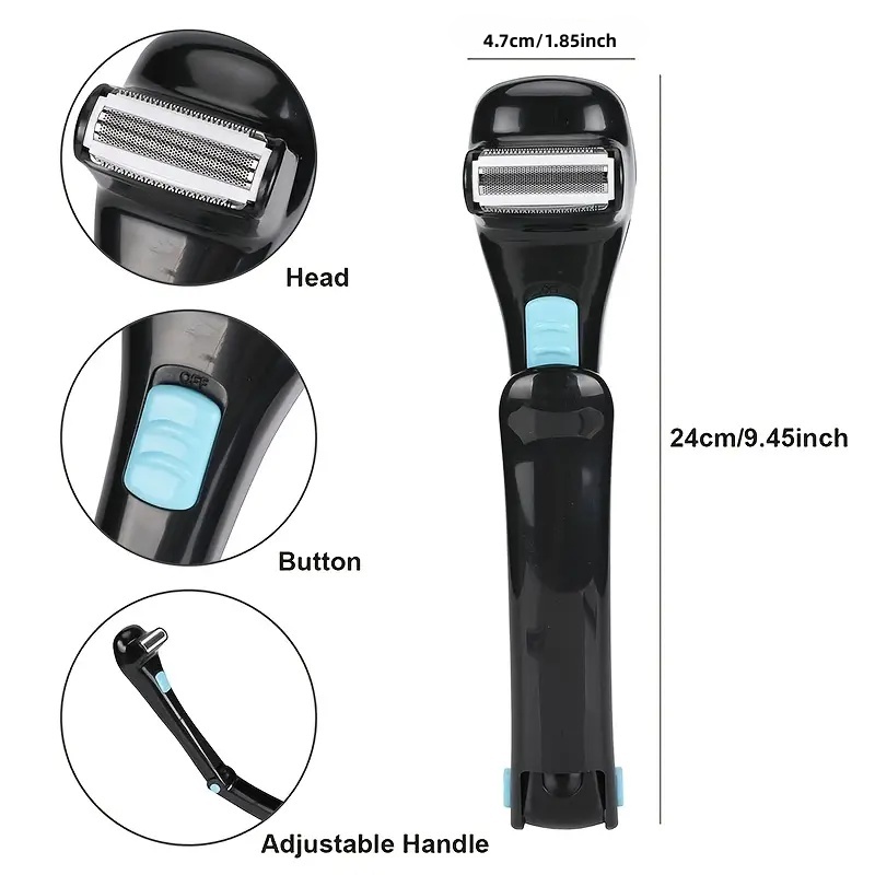 充電式電動背中シェーバー男性用体毛トリマーポータブルグルーミ - Men'S Grooming Essentials のレビューと価格